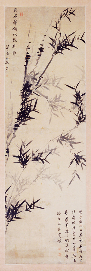 시‧서‧화에 능해 삼절이라 불린 신위는 조선 3대 묵죽화가로 칭송받을 만큼 대나무를 유독 잘 그렸다. 사진은 그가 1800년대 초에 그린 대나무 그림.