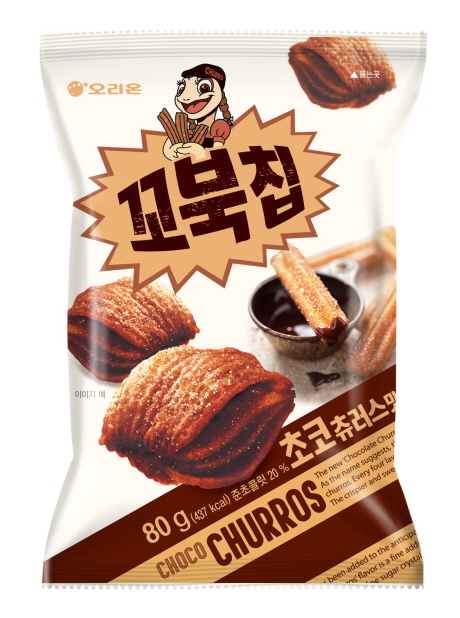 오리온 ‘꼬북칩 초코츄러스맛’이 출시 4개월 만에 누적판매량 1100만 봉을 돌파했다.(사진=오리온)