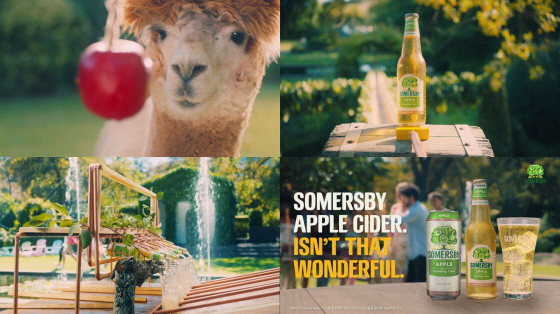 하이트진로가 사과주 브랜드 ‘써머스비’의 TV광고를 공개했다.(사진=하이트진로)