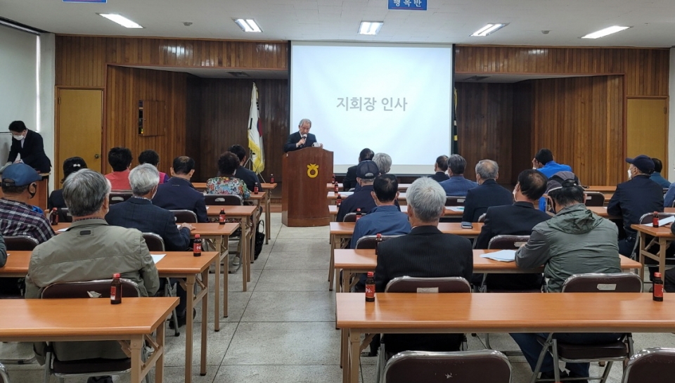 김해시지회가 ‘분회 순회교육’을 실시한다.