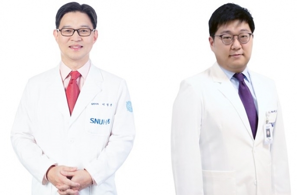 분당서울대병원 정형외과 이영균 교수(왼쪽)와 박정위 교수(오른쪽)