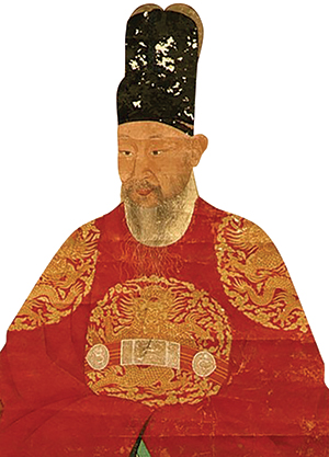 조선 21대 왕 영조의 초상화. 조선의 역대 왕 중 재임 기간이 52년으로 가장 길었다.