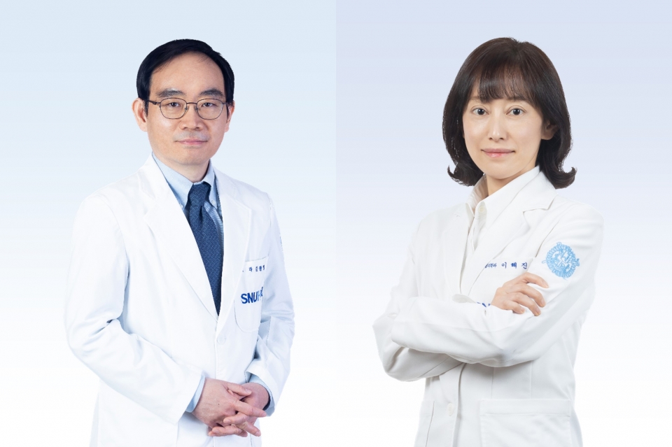 (왼쪽부터)분당서울대병원 노인병내과 김광일 교수, 가정의학과 이혜진 교수