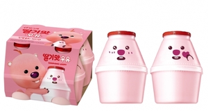 빙그레, 잔망루피 에디션 ‘딸기맛우유’ 출시