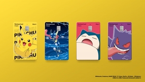 신한카드, 포켓몬 디자인 체크카드 디자인 출시