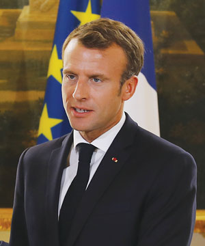 프랑스 대통령 에마뉘엘 마크롱