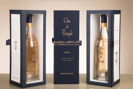 하이트진로가 세계에서 가장 비싼 로제 와인으로 알려진 ‘제라르 베르트랑 끌로 뒤 템플’의 2020년 빈티지를 국내에 첫 출시한다.(사진=하이트진로)