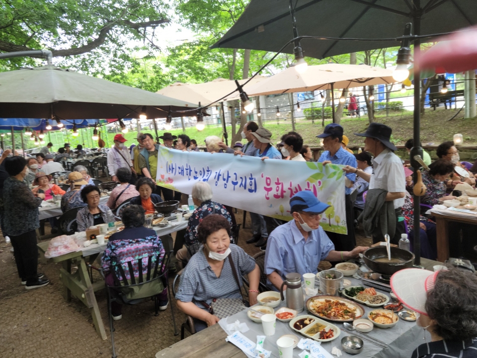 서울 강남구지회가 노인일자리 및 사회활동지원사업자를 대상으로  야외활동 및 역사문화탐방 행사를 진행했다.