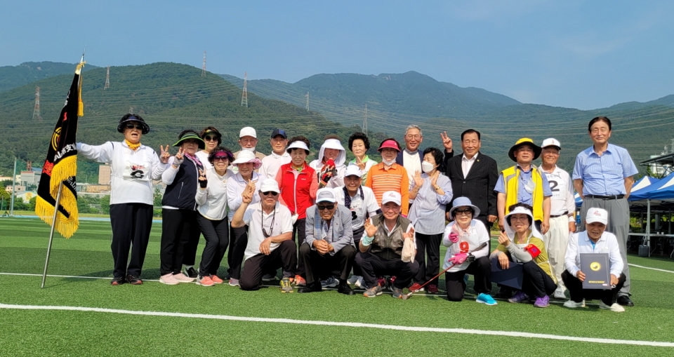양산시지회가 제20회 지회장기 어르신게이트볼대회를 개최했다.