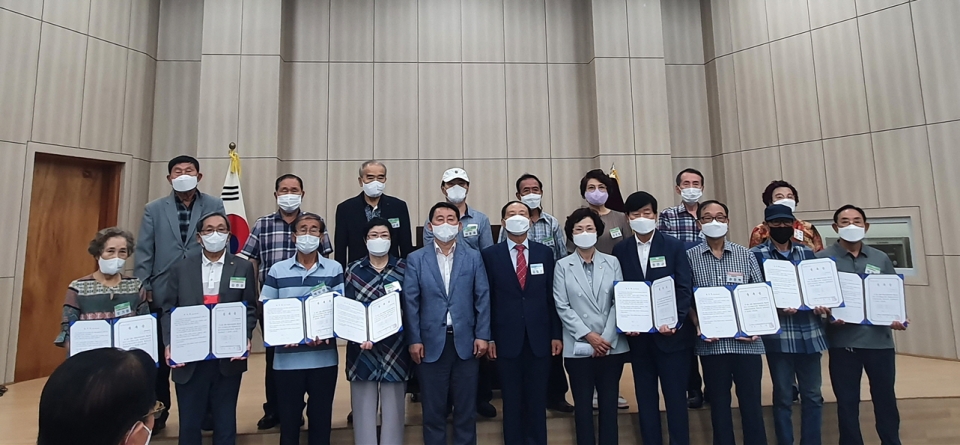 대전 서구지회 관내 210개소 경로당 회장이 참석한 가운데 월례회의를 개최했다.