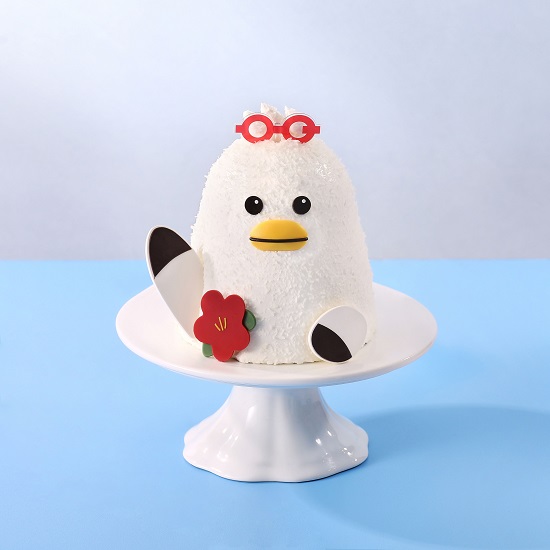파리바게뜨가 '부기(Boogi)'캐릭터와 협업한 케이크를 출시, 2030 부산 엑스포 유치 응원에 나선다.