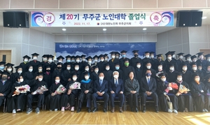 대한노인회 전북 무주군지회, 제20기 노인대학 졸업식 개최